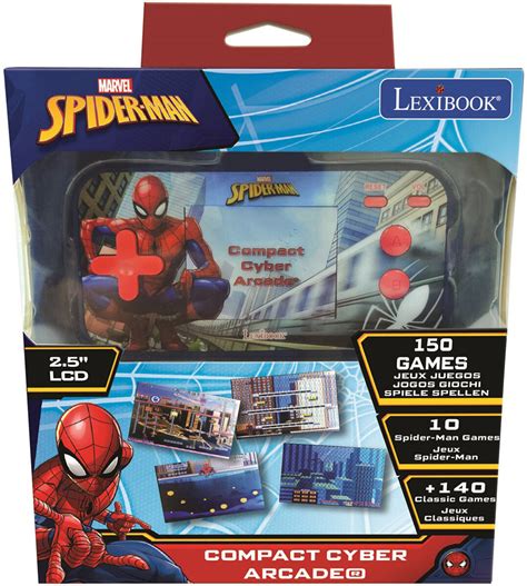 LEXIBOOK Spider Man Compact Cyber Arcade JL2367SP Zabawka Konsola