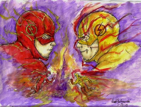 Flash vs Reverse Flash Wallpaper - WallpaperSafari