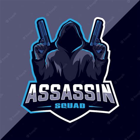 Premium Vector Assassin Esport Logo Design