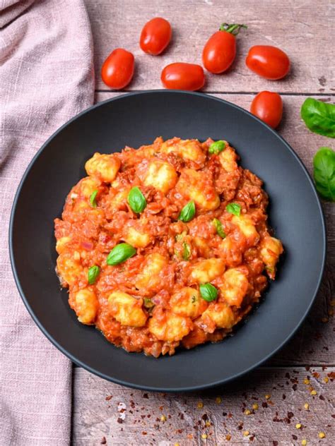 Vegan Gnocchi With Tomato Sauce Vegan Cocotte