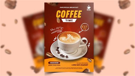 Flyer Coffee Design Baro Sida Loo Sameeyo Flyer Aad U Qurux Badan