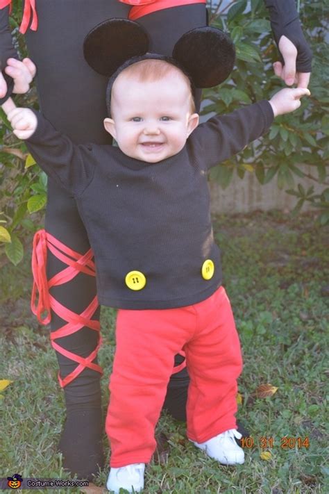 Cute Little Mickey Mouse Baby Costume | Easy DIY Costumes