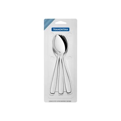 Cucharas P Postre Tramontina Inox U