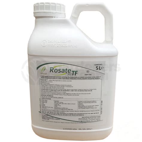 Rosate 360 TF Glyphosate Weedkiller 1 X 5 Litre Strong Professional