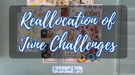 Reallocation Of June Completed Challenge How Much Did I Save June