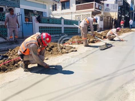 Trabaja COMAPA Altamira para reducir déficit de pavimentación Vista