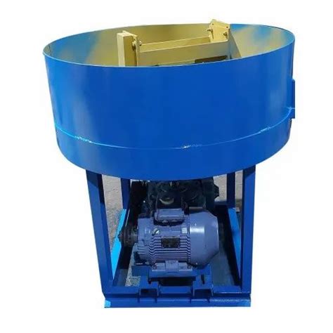 Electric Semi Automatic Mild Steel Concrete Pan Mixture Machine For