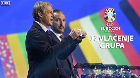 Izvlačenje grupa za EURO 2024 YouTube