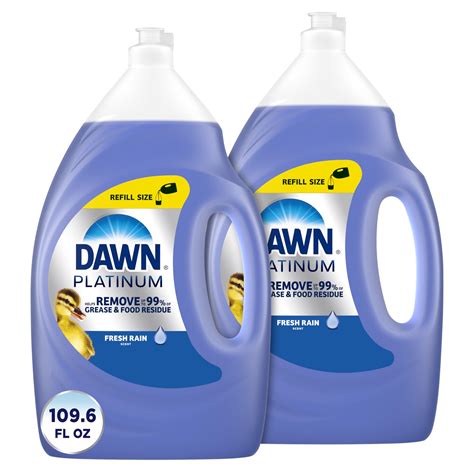Dawn Platinum Dish Soap Liquid, Dishwashing Liquid, Dish Detergent
