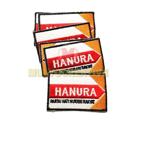 Jual Partai Hanura Emblem Patch Bordir Logo Baru Partai Hanura | Shopee ...