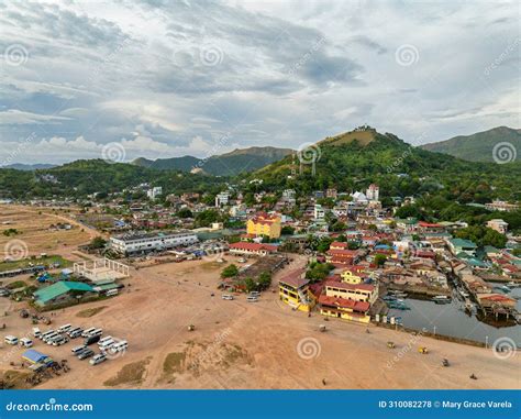 Coron Town Proper in Palawan, Philippines. Stock Photo - Image of town ...