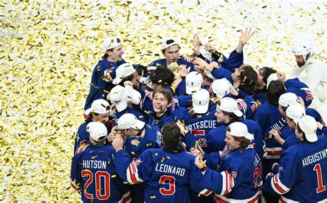 Usa Beats Sweden Blackhawks Prospects Win Gold At World Juniors