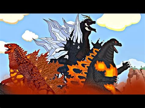 THERMO GODZILLA VS BURNING GODZILLA VS SPCE GODZILLA YouTube