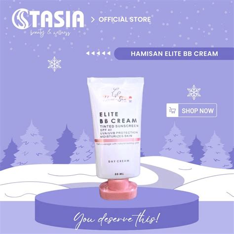 hamisan elite bb cream sunscreen spf moisturizing full coverage ml
