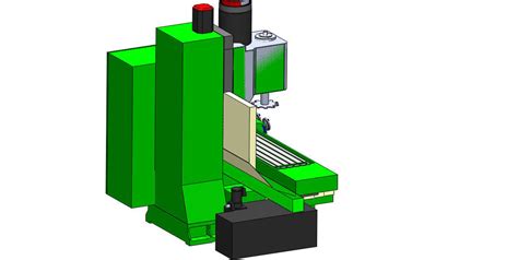 CNC Milling Machine free 3D model | CGTrader