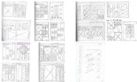 Boceto De Una Maquetaci N De Pagina Web Disenos De Unas Bocetos