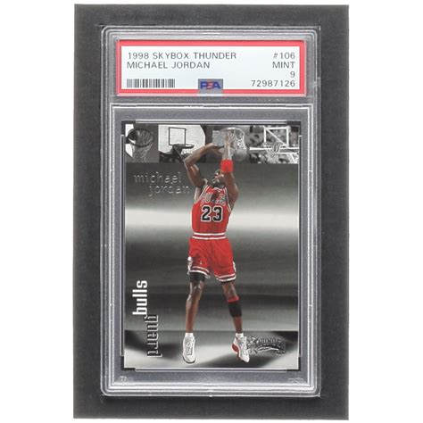 Michael Jordan 1998 99 SkyBox Thunder 106 PSA 9 Pristine Auction