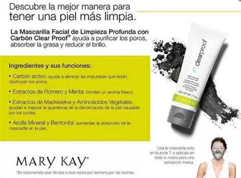 Mascarilla Negra Clear Proof Mary Kay Kg A 482 Mercado Libre