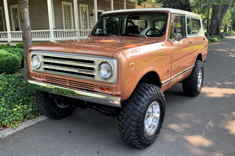 No Reserve 1972 International Harvester Scout Ii Traveltop 4x4 For