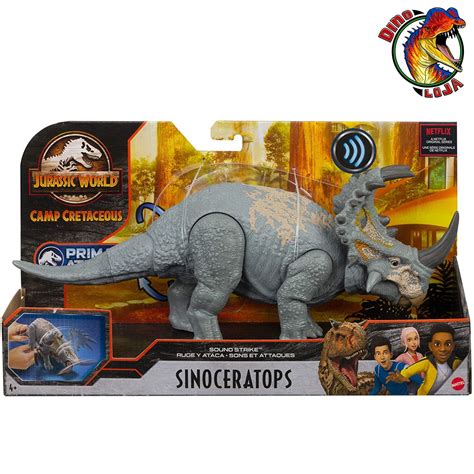Sinoceratops Mattel - SINOCERATOPS MATTEL CAMP CRETACEOUS JURASSIC WORLD DINOSSAURO ARTICULA ...
