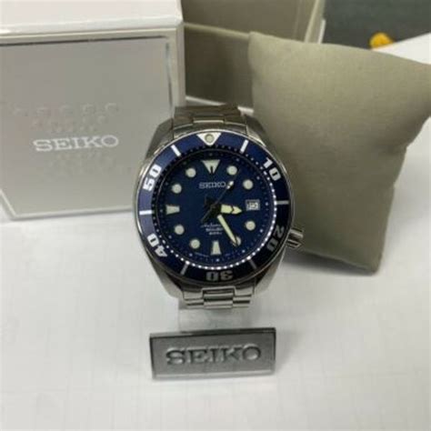 Seiko Sumo Prospex Blue Mens Watch Sbdc033j 1st Generation Watchcharts