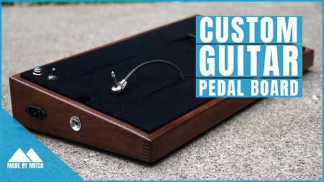 How To Make A Custom Guitar Pedalboard Youtube