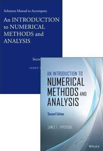 James F Epperson An Introduction To Numerical Methods And Analysis Se Hbook New 9781118783719