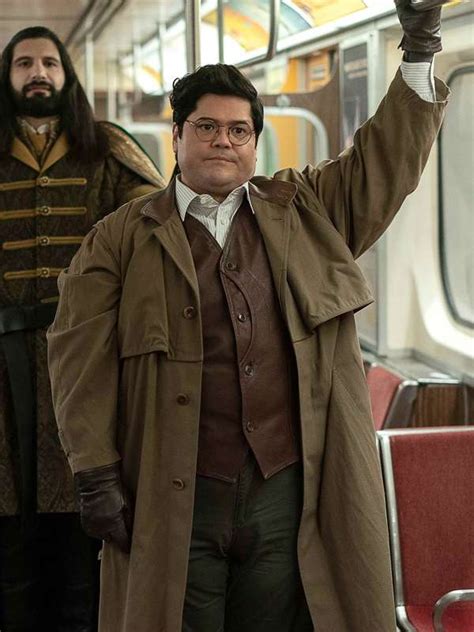 Harvey Guillén What We Do in the Shadows Brown Coat