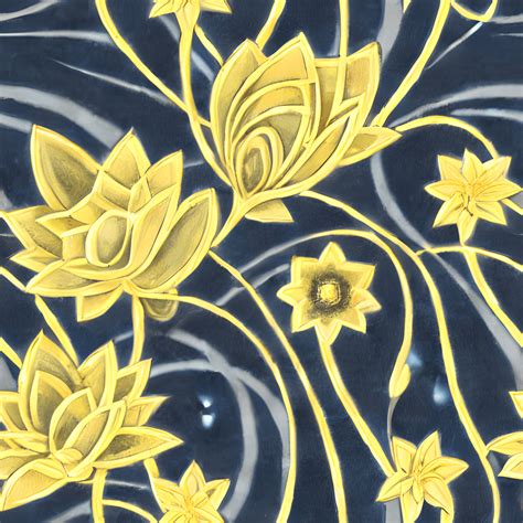 Whimsical Art Deco Floral 8k Graphic · Creative Fabrica