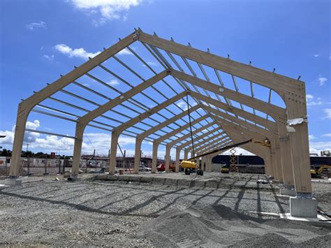 Timberlab Glulam Portal Frames