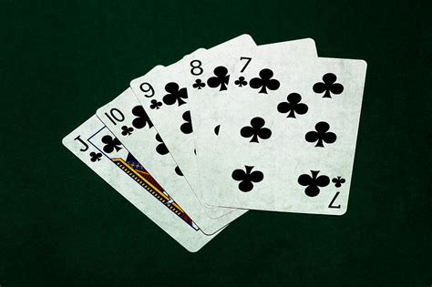 Poker Hands - Straight Flush 3 Photograph by Alexander Senin