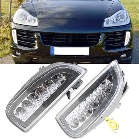 Full Set White Yellow Led Drl Led Turn Signals Position Light For