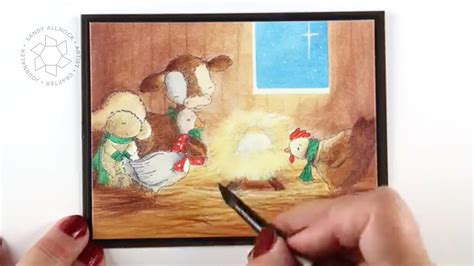 Inspiration: 13 Christmas nativity scene cards - Sandy Allnock