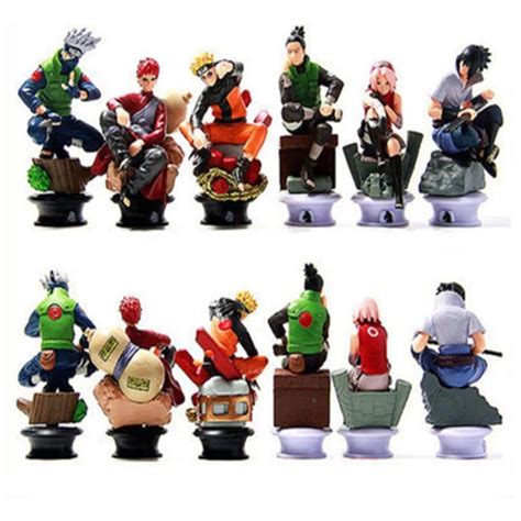 Brinquedo Bonecos Action Figura Kit Pcs Naruto Cm Altura