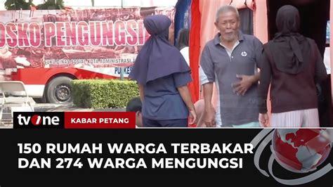 Area Kantor Wali Kota Jakpus Jadi Tempat Pengungsian Korban Kebakaran