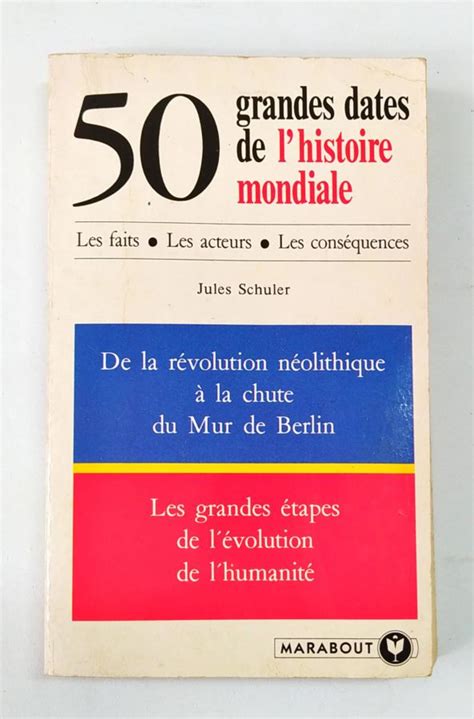 50 Grandes Dates de Lhistoire Mondiale Jules Schuler Touché Livros