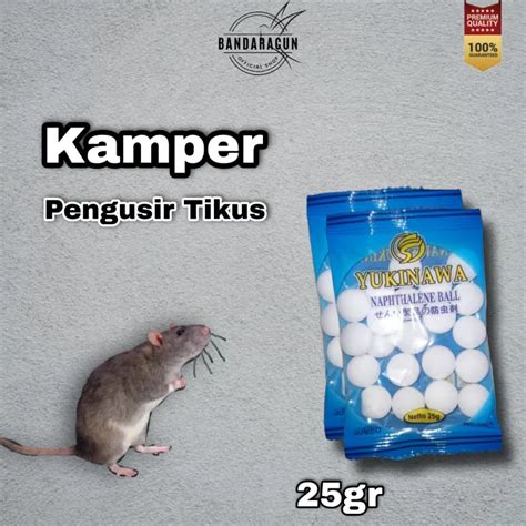 Kamper Kapur Barus Pengusir Tikus Yukinawa 25gr Lazada Indonesia