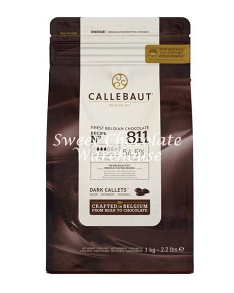 Callebaut Dark Callets Kg Recipe No Sweet Chocolate Warehouse