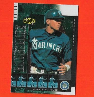 Upper Deck Ionix Alex Rodriguez Seattle Mariners Baseball Card