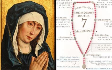 rosary of seven sorrows2 | Sorrow, Prayers to mary, Catholic prayers