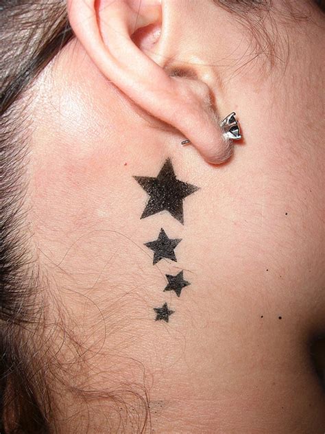 49 Nice Star Neck Tattoos