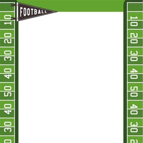 Football Border Template - Etsy UK