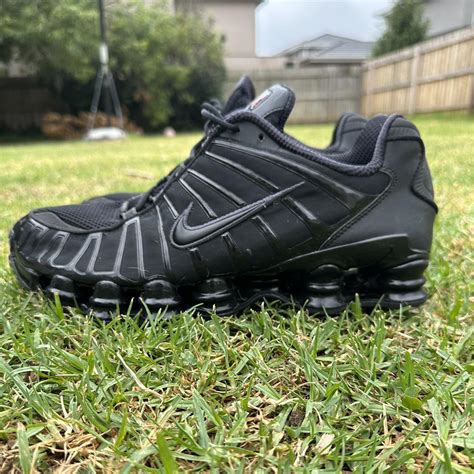 Nike shox TL- black metallic hematite Only worn... - Depop