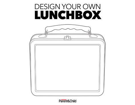 lunch box template