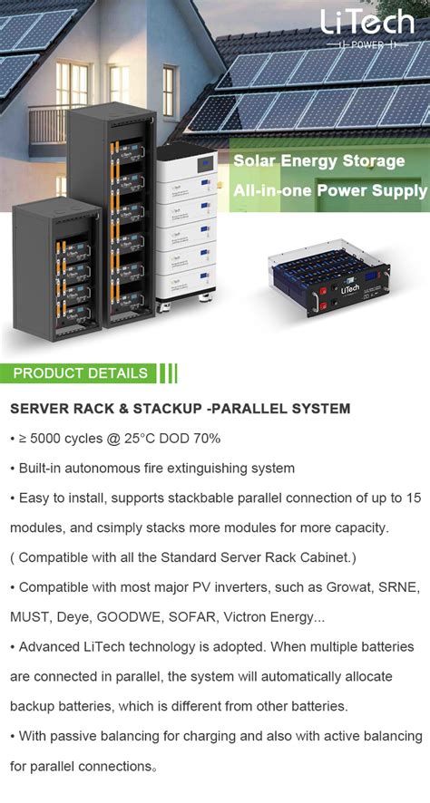 48v Stackable 5kwh 10kwh 20kwh 50kwh 76kwh Lifepo4 100ah Residential Solar Energy Storage System