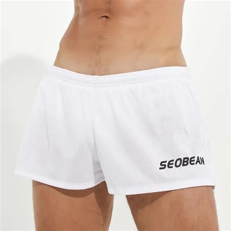 Seobean Shorts Masculinos Casuais De Secagem R Pida Corredores