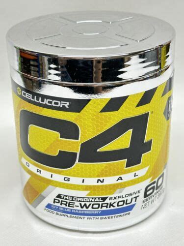 Cellucor C4 Original Pre Workout Food Supplement Icy Blue Raspberry 60