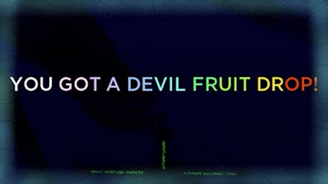 Gpo You Got A Devil Fruit Drop The Collection Youtube