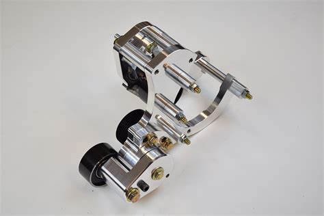 A A C6 Supercharger Bracket With Adjustable Billet Tensioner A A