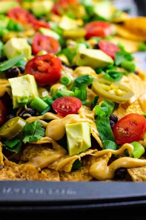 Loaded Veggie Nachos Recipe Build Your Bite